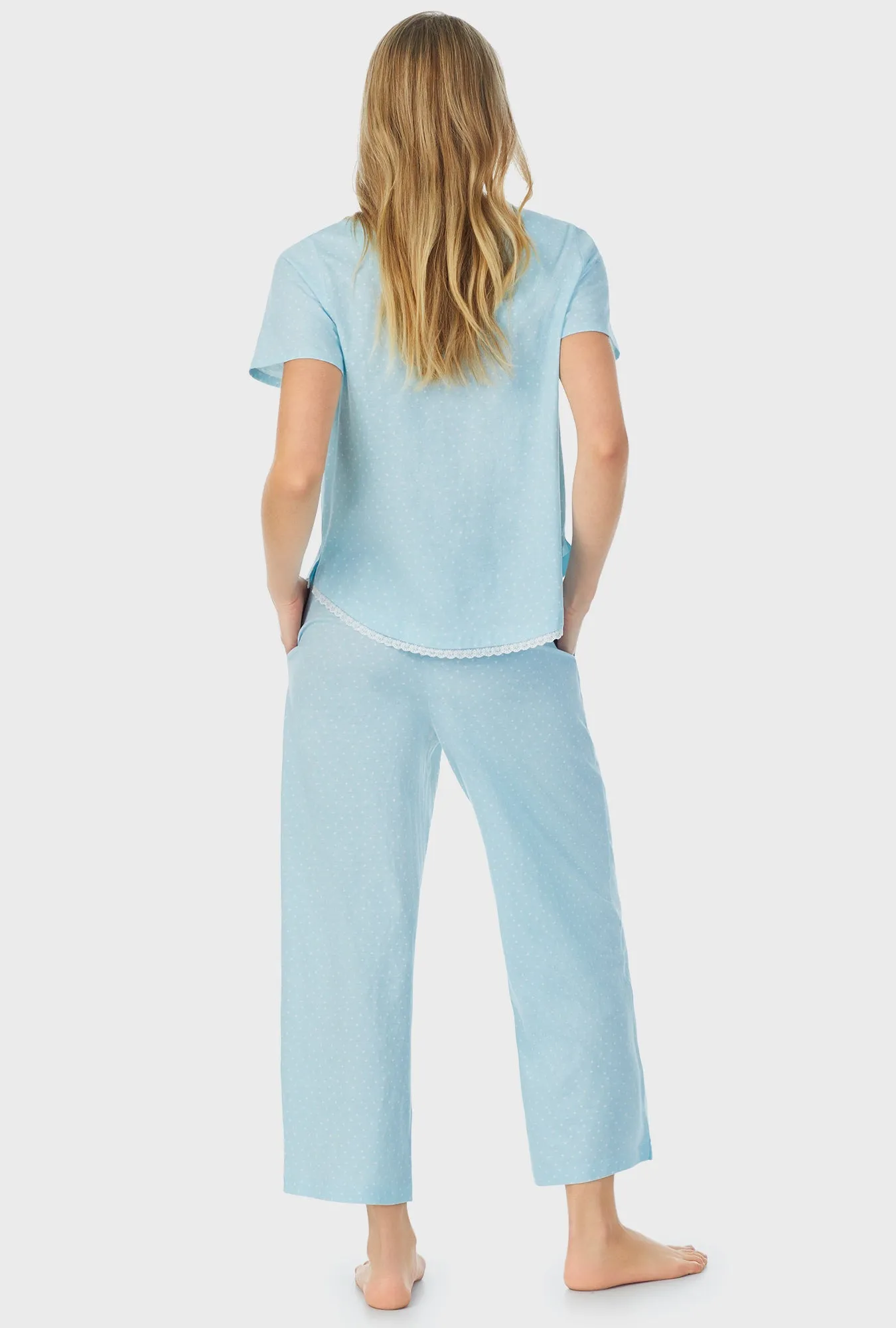 Aqua Dots Capri Pajama Set