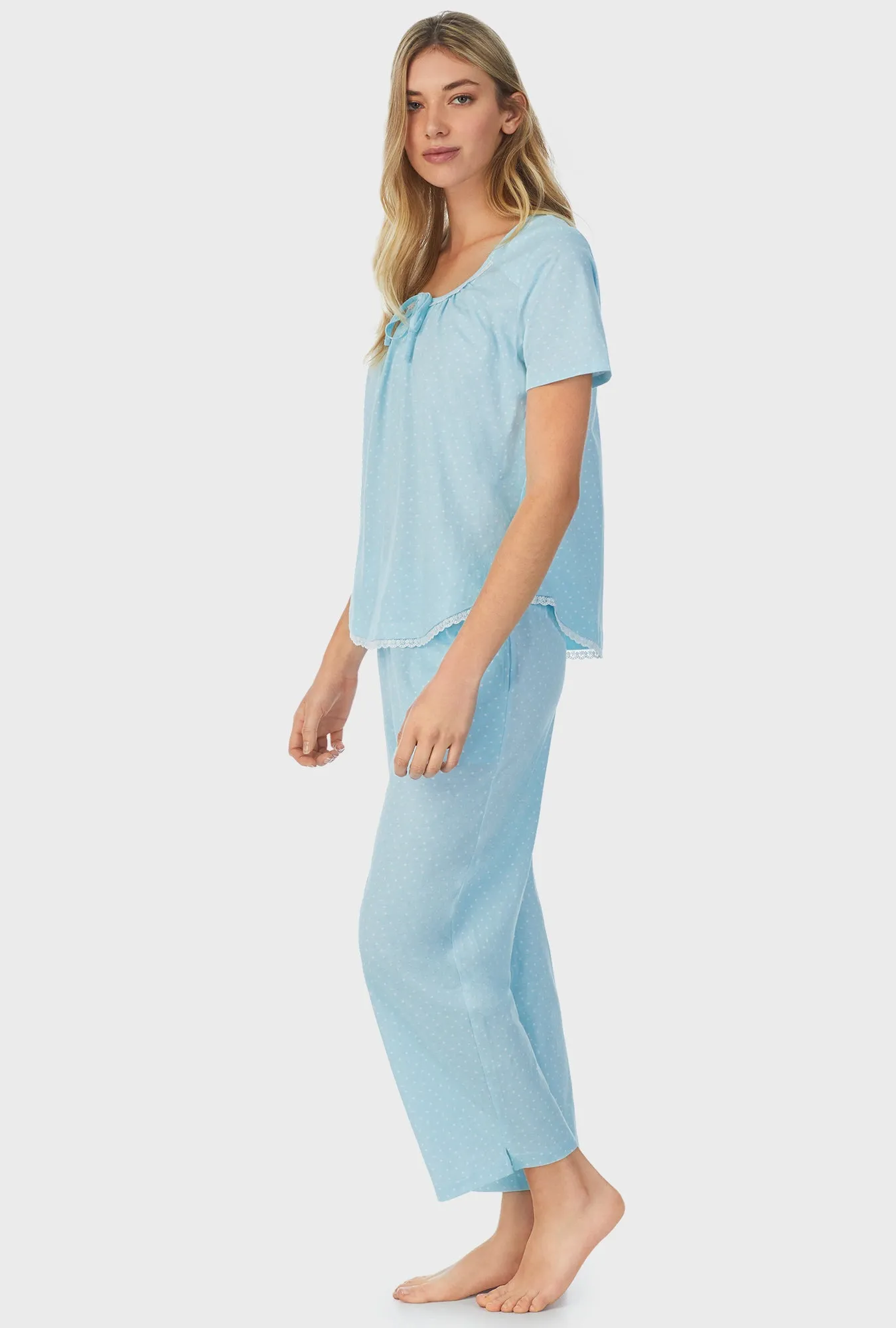 Aqua Dots Capri Pajama Set