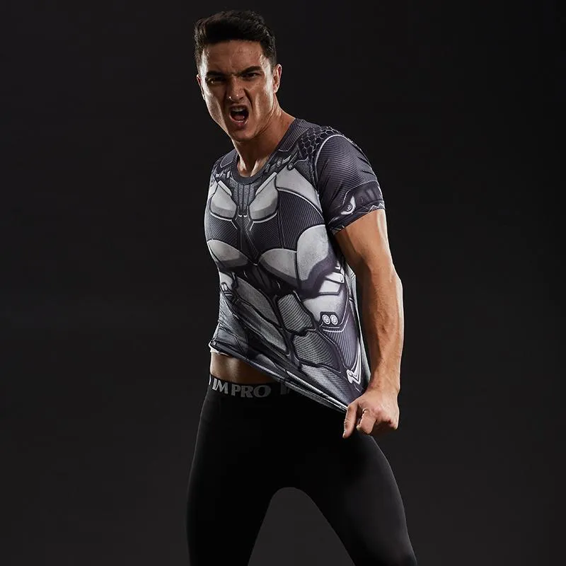 BATMAN Compression Shirt for Men (Short Sleeve)