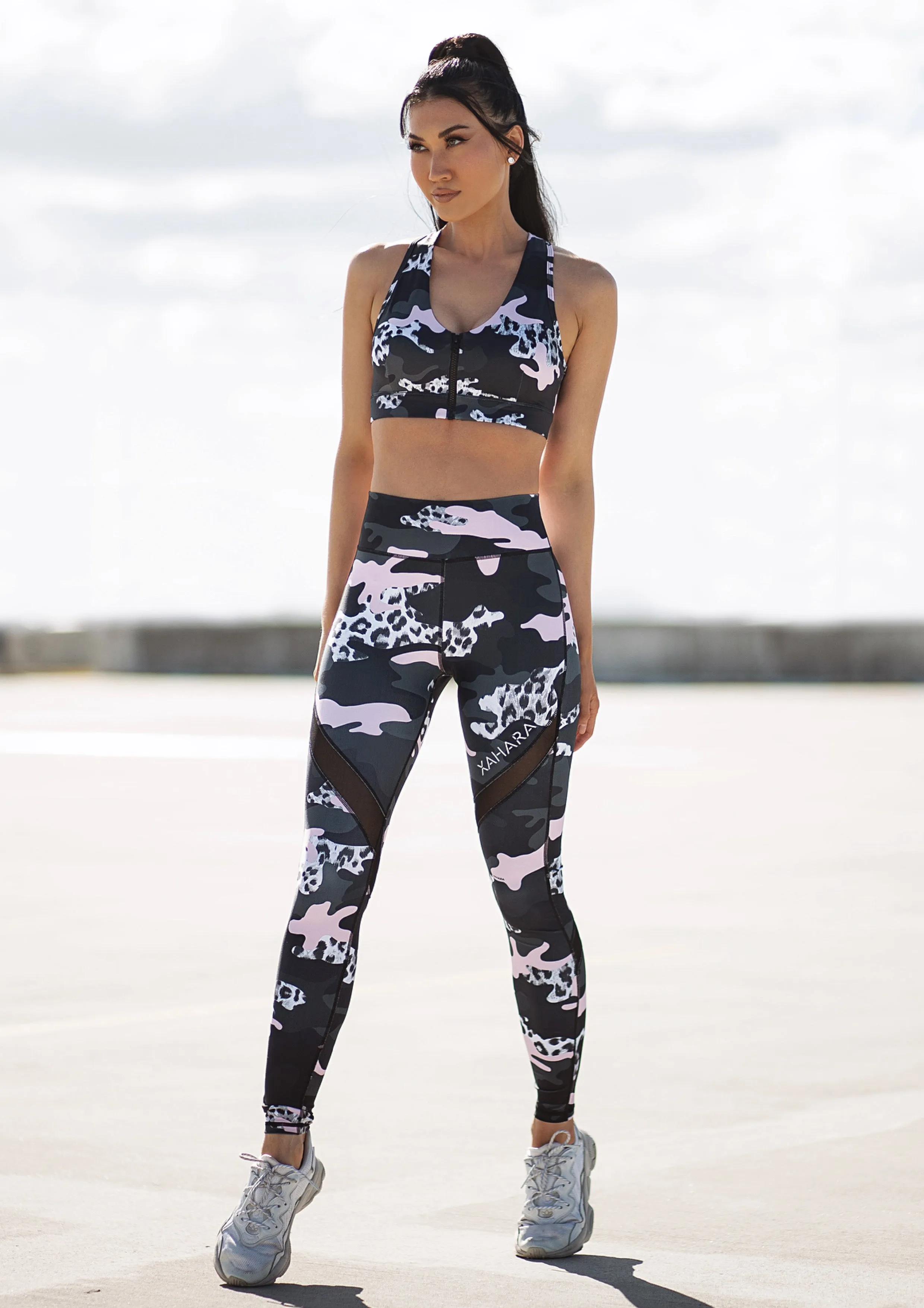 Bootylicious Dusty Pink Camo Legging