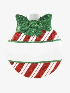 Christmas Ball Ornament Personalized 4 Styles or1434a