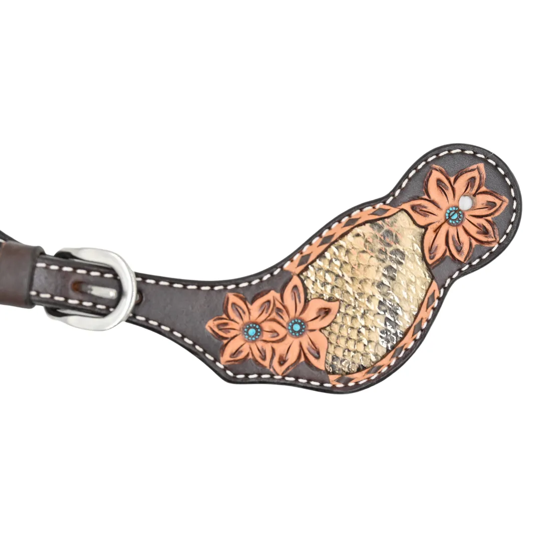 Circle Y Saddlery Python Pass Spur Straps