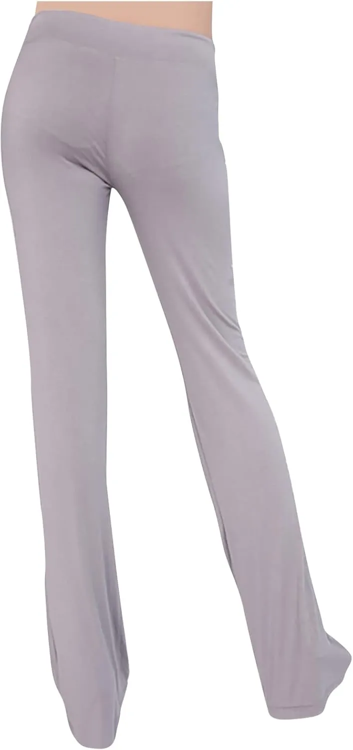 Crossover Flare Leggings for Women High Waist V Cross Bootcut Bell Bottoms Workout Flared Yoga Pants with Pockets