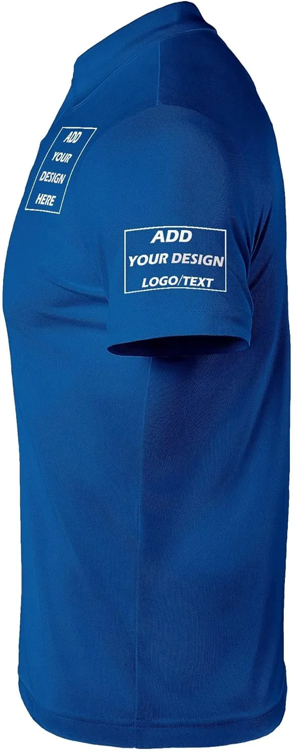 Custom Polo Shirts for Men Design Your Own Text Logo Embroidered Print Personalized Polo Shirt