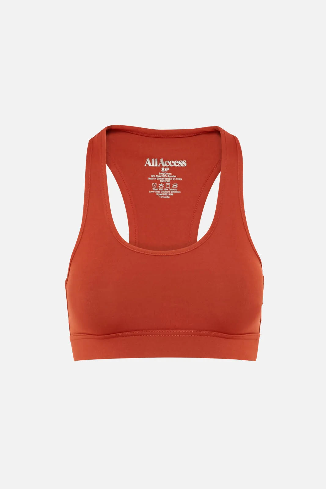 Front Row Bra - Terracotta