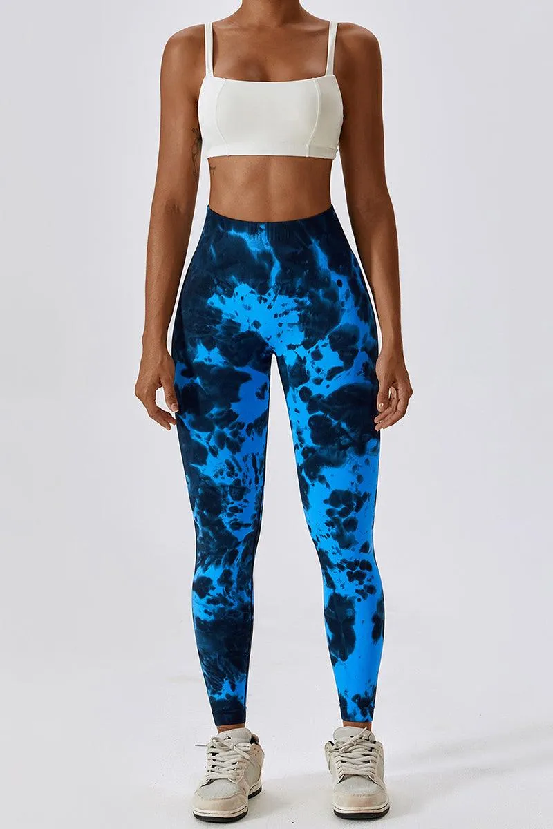 GFIT® Tie Dye Seamless Leggings for Women High Waist Yoga Pants