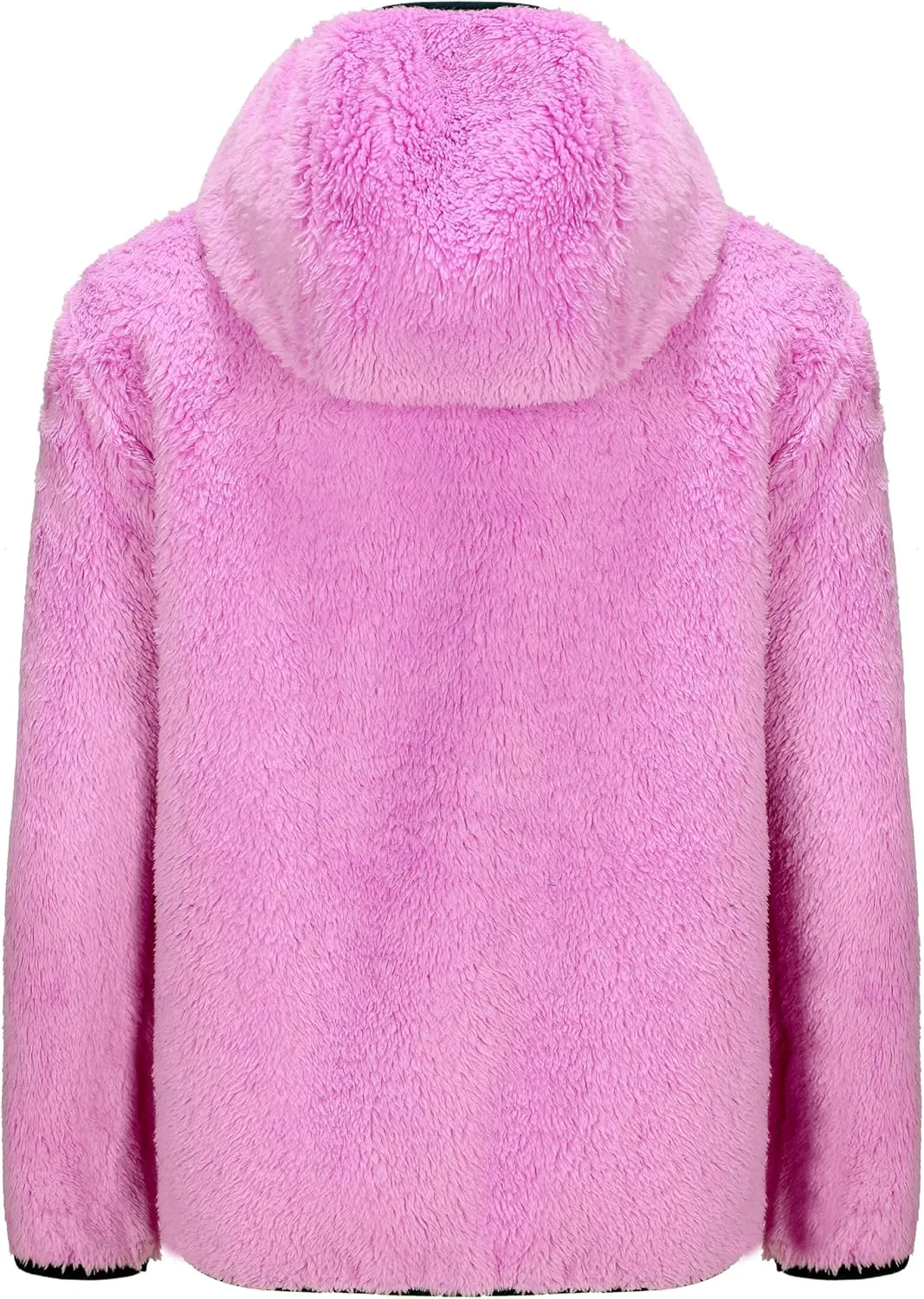 Girl's Soft Fleece sherpa Jacket Full Zip Hoodie