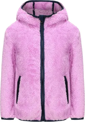 Girl's Soft Fleece sherpa Jacket Full Zip Hoodie