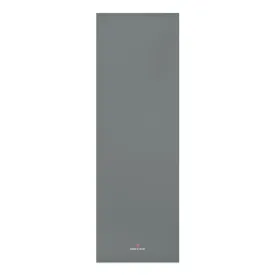 Gray Foam Yoga Mat, Solid Gray Color Best Lightweight 0.25" thick Mat - Printed in USA (Size: 24″x72")