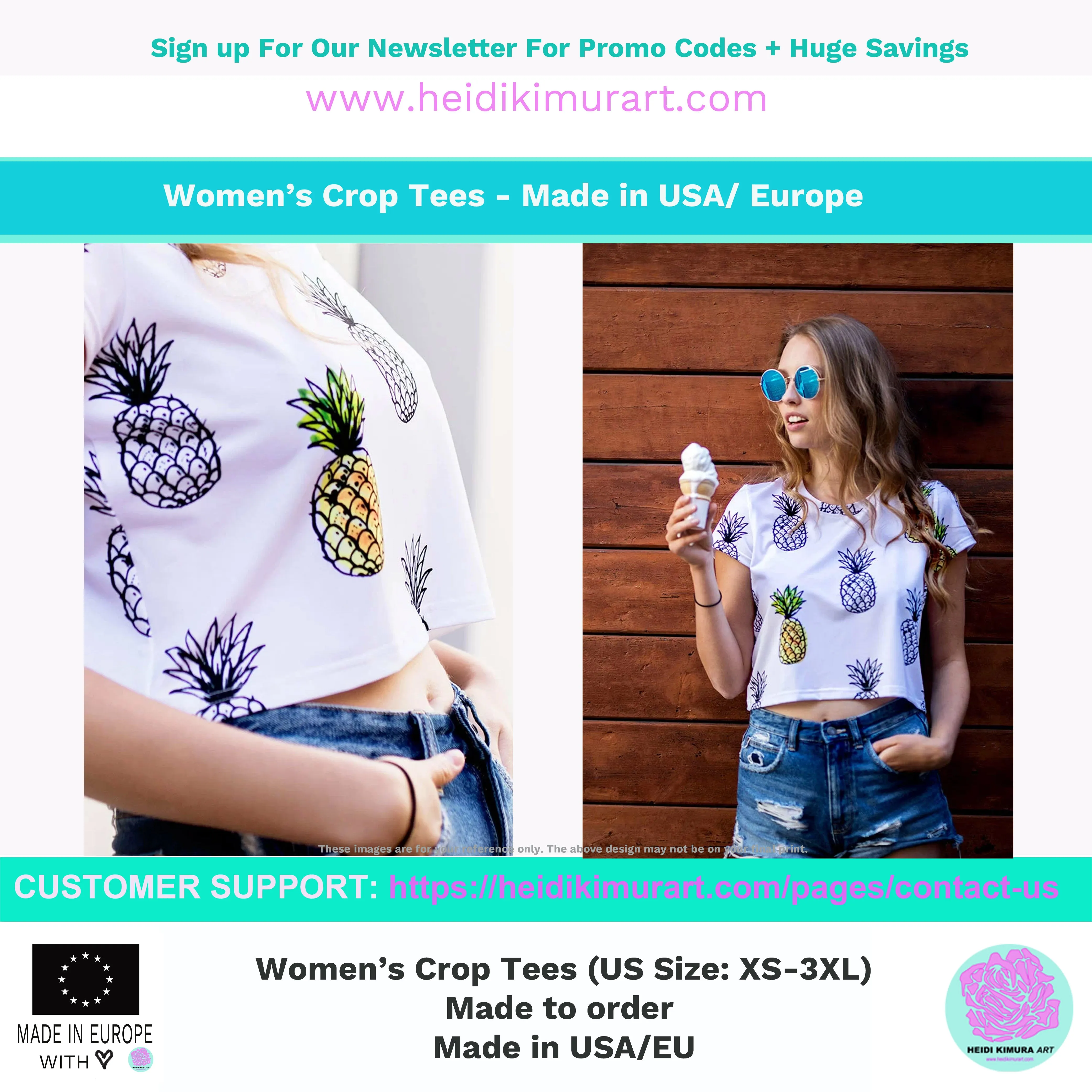 Grey Marble Crop Tee, Marble Print Cropped Women's Designer T-Shirt-Made in USA/EU