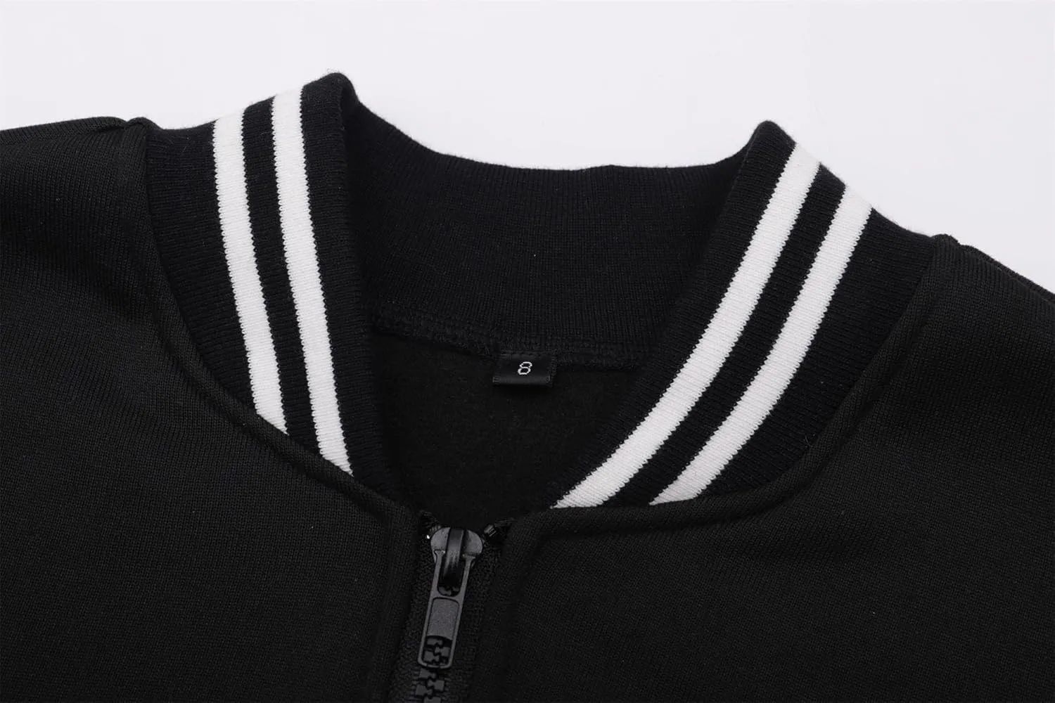 Kids Varsity Jacket Boys Baseball Jacket Sports Outerwear Coat for Girls School Uniform
