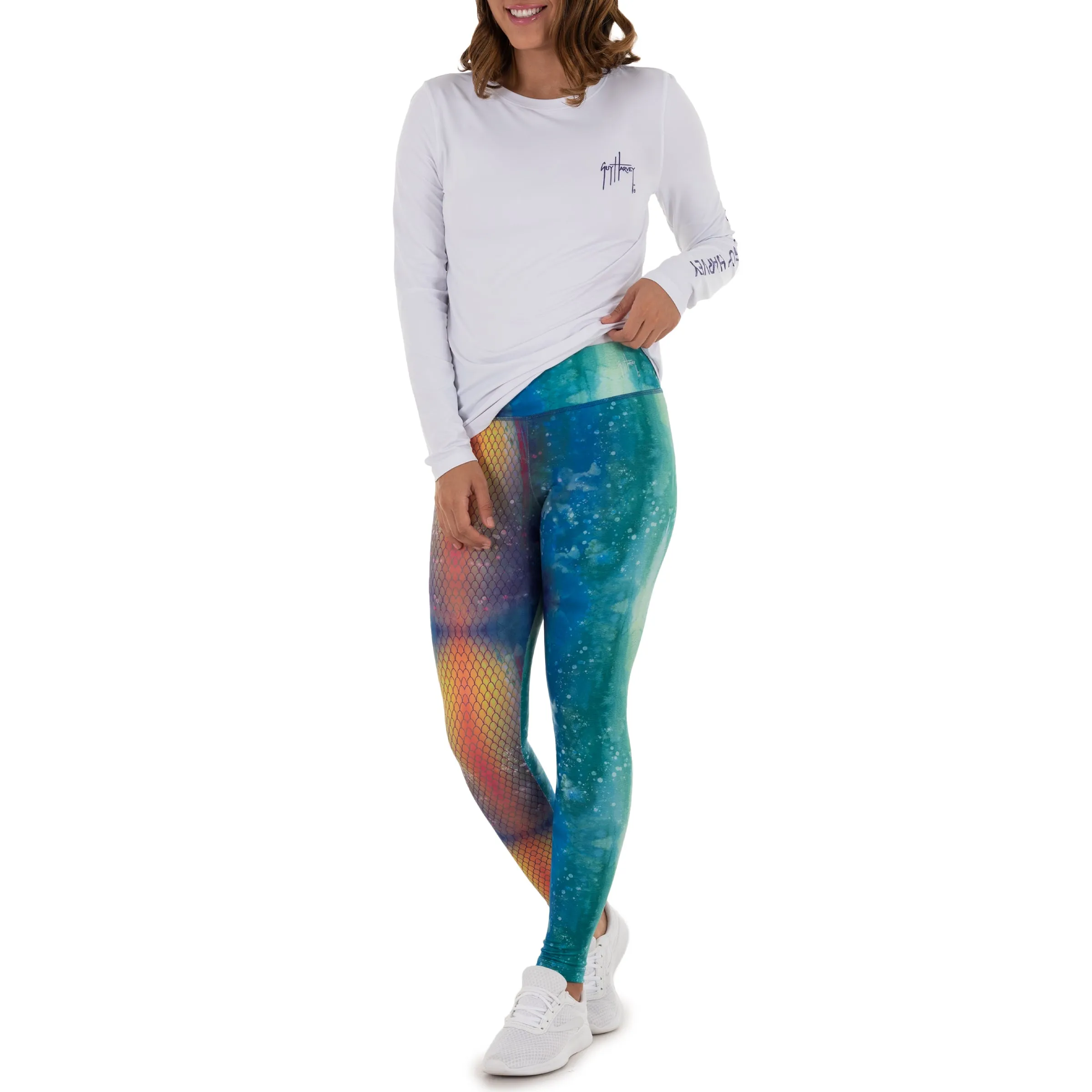 Ladies Splash Yoga Pants