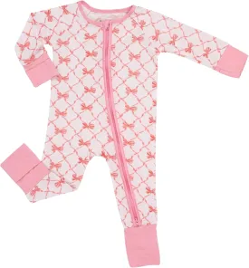 LollyBanks Baby Pajamas, 2-Way Zipper Romper, 95% Viscose Made from Bamboo and 5% Spandex, Baby Sleepers