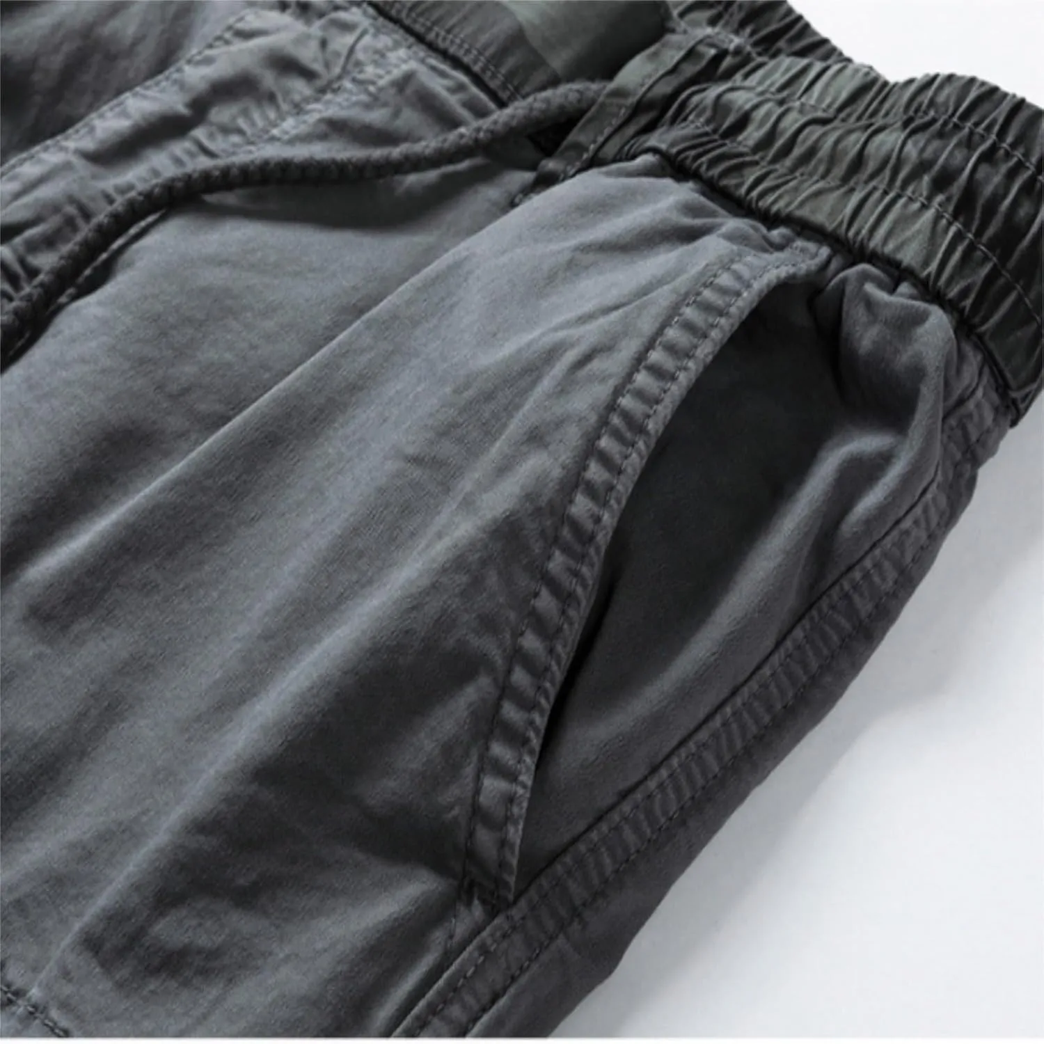Men's Cargo Joggers Camo Patchwork Slim Fit Stretch Cotton Sweatpants Outdoor Tactical Hiking Pants with Flap Pockets
