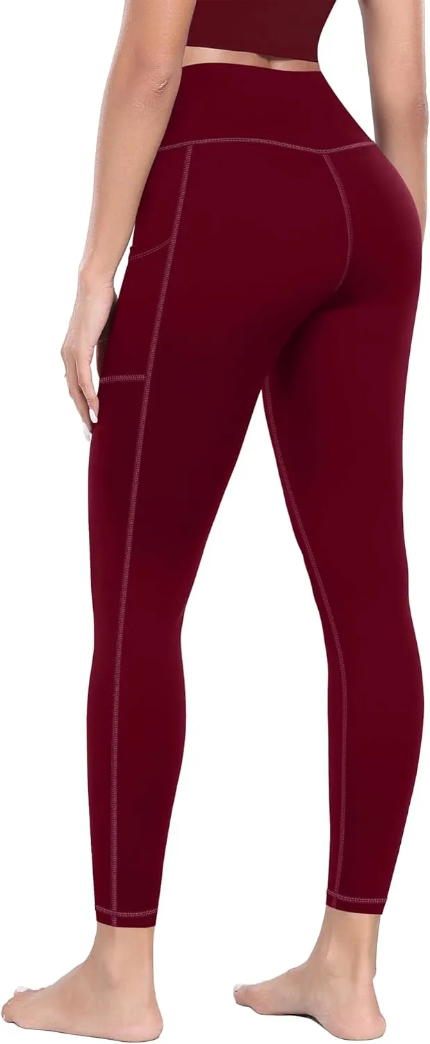 MIRITY High Waist Yoga Leggings with Pockets for Women - Buttery Soft Workout Stretchy Yoga Pants Pack of 1