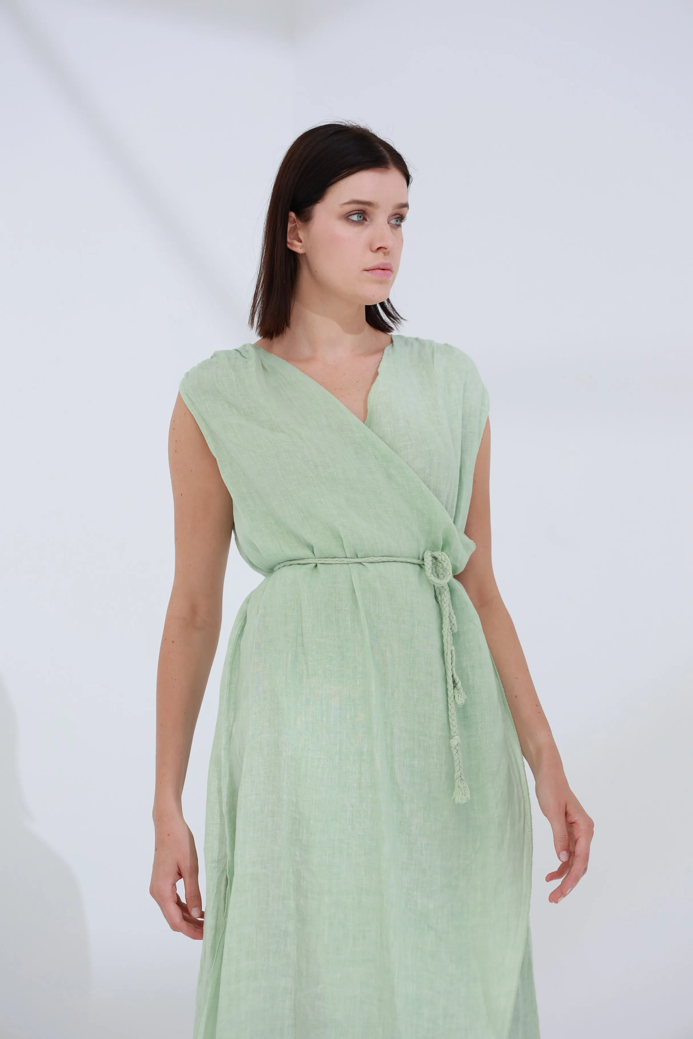 Pelle Pure Linen Cape Verdino