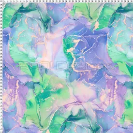 Spandex Ink Tranquility Lilac Mint