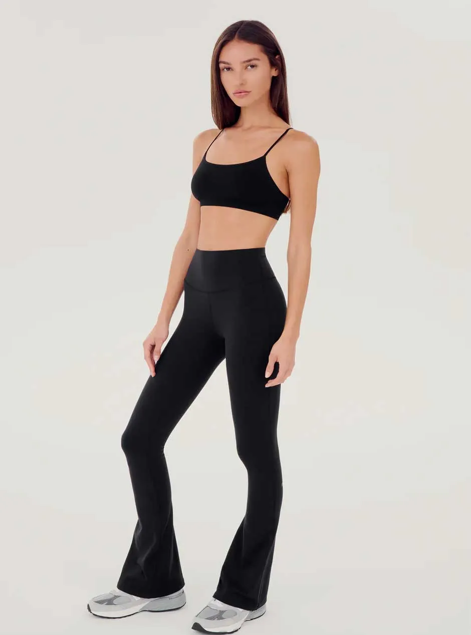 Splits59 Women's Raquel High Waist Flared Leggings - Black